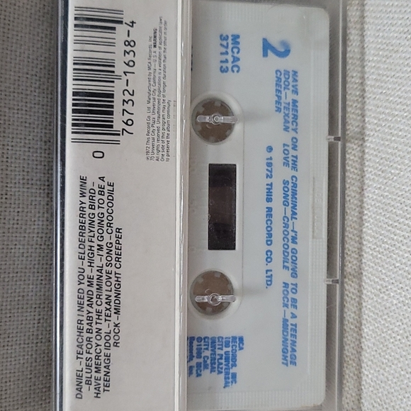 Elton John-Do not Shoot Me I am Only the Piano Player Cassette - Picture 2 of 2